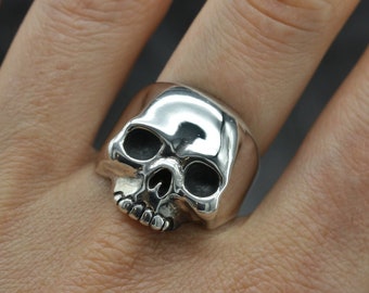 Silver Skull Ring, Men's Skull Ring