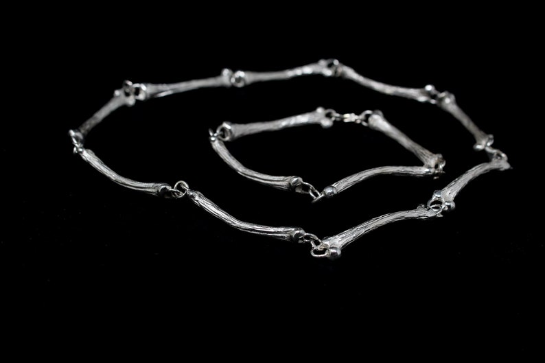 Silver Bone Necklace