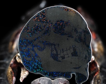 ステルスブラックグリッタースカル