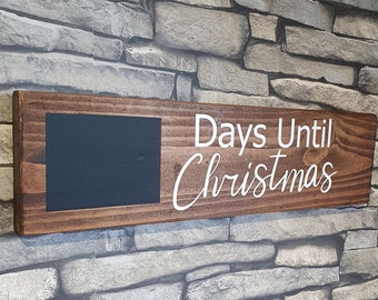 Handmade Wooden Christmas Countdown Sign | Chrismas gift | Days Until Christmas | Christmas decorations