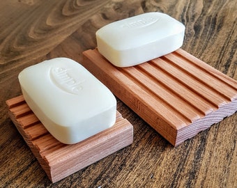 Jabonera o champú de madera hecha a mano - Haya / Cero residuos / Sin plástico /