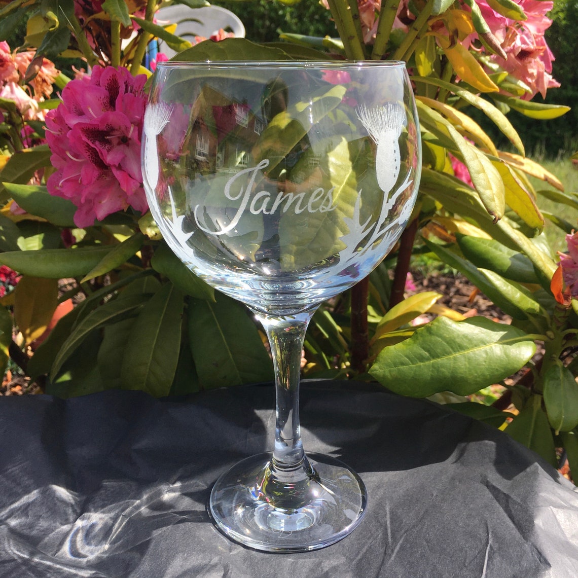 Thistle Glass / Scottish Wedding Gifts / Gin Glass Etsy