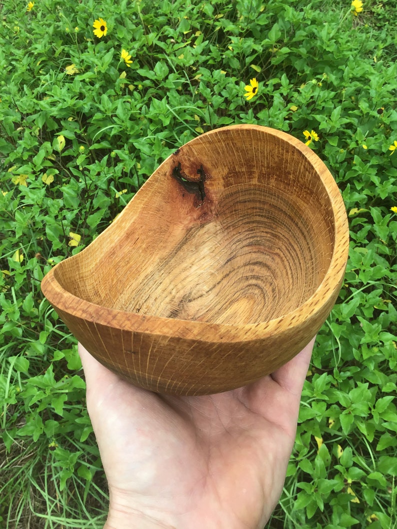 CharlesLongWoods Live Edge Live Oak Bowl - Thumbnail 4