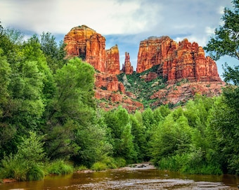 Cathedral Rock Arizona Print: Sedona Landscape Photography, Wall Art