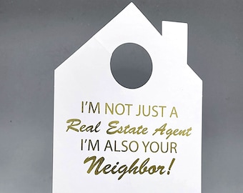 Foil Stamped Real Estate Door Hanger