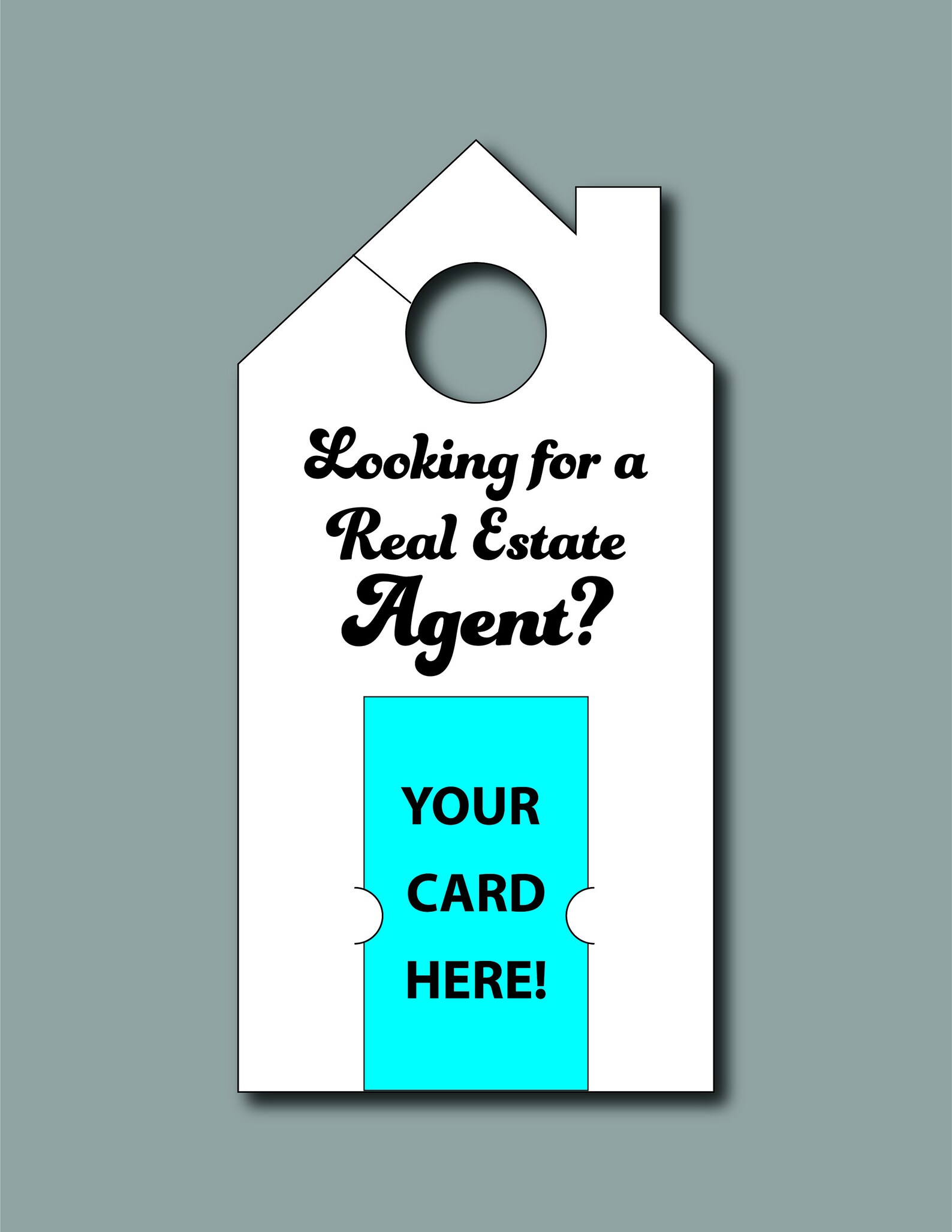 Real Estate Door Hangers Etsy