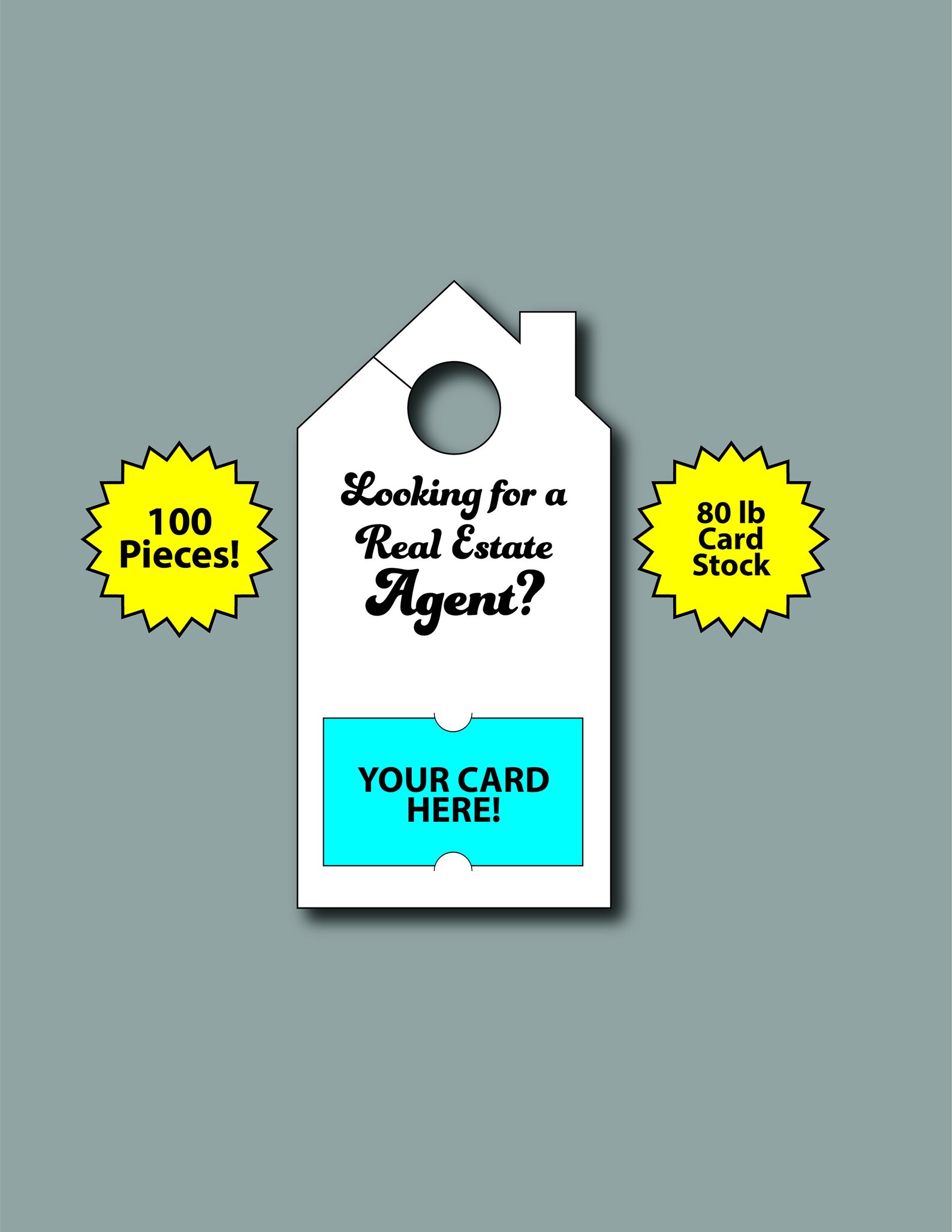 Real Estate Door Hangers Etsy