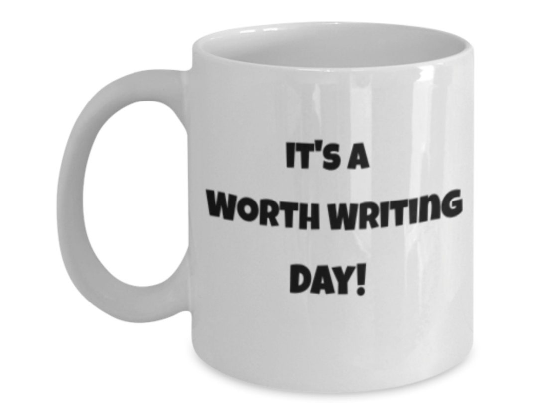 Inspiration for Procrastination Novelty Coffee Mug for Writers Wannabes, Best Seller, Authors
