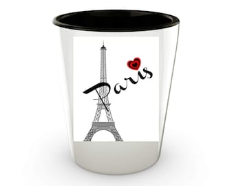 Love Paris, Inspirational, Romantic Coffee Mug, Eiffel Tower, Tourist, World Travellers, Collectors, Memento, Gift for Family and Friends