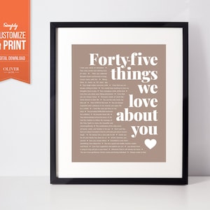 Regalo personalizado para aniversario, cumpleaños, hito; Regalo personalizado para hombre, él, hombre, papá, esposo, colores neutros, nacidos en 1977 / 1978