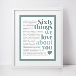 75 THINGS We Love About You 75th Birthday Gift for Aunt Gift for Grandma Mom's 75th Birthday Gift for Mom 75th birthday gifts image 5