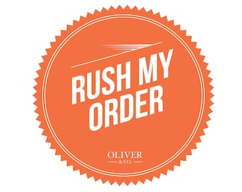 Add on - Rush My Order, Need It ASAP, Same day Digital, Quick Turnaround; 12-24 hour turnaround; Get it FAST! Ready in less than 24hrs.