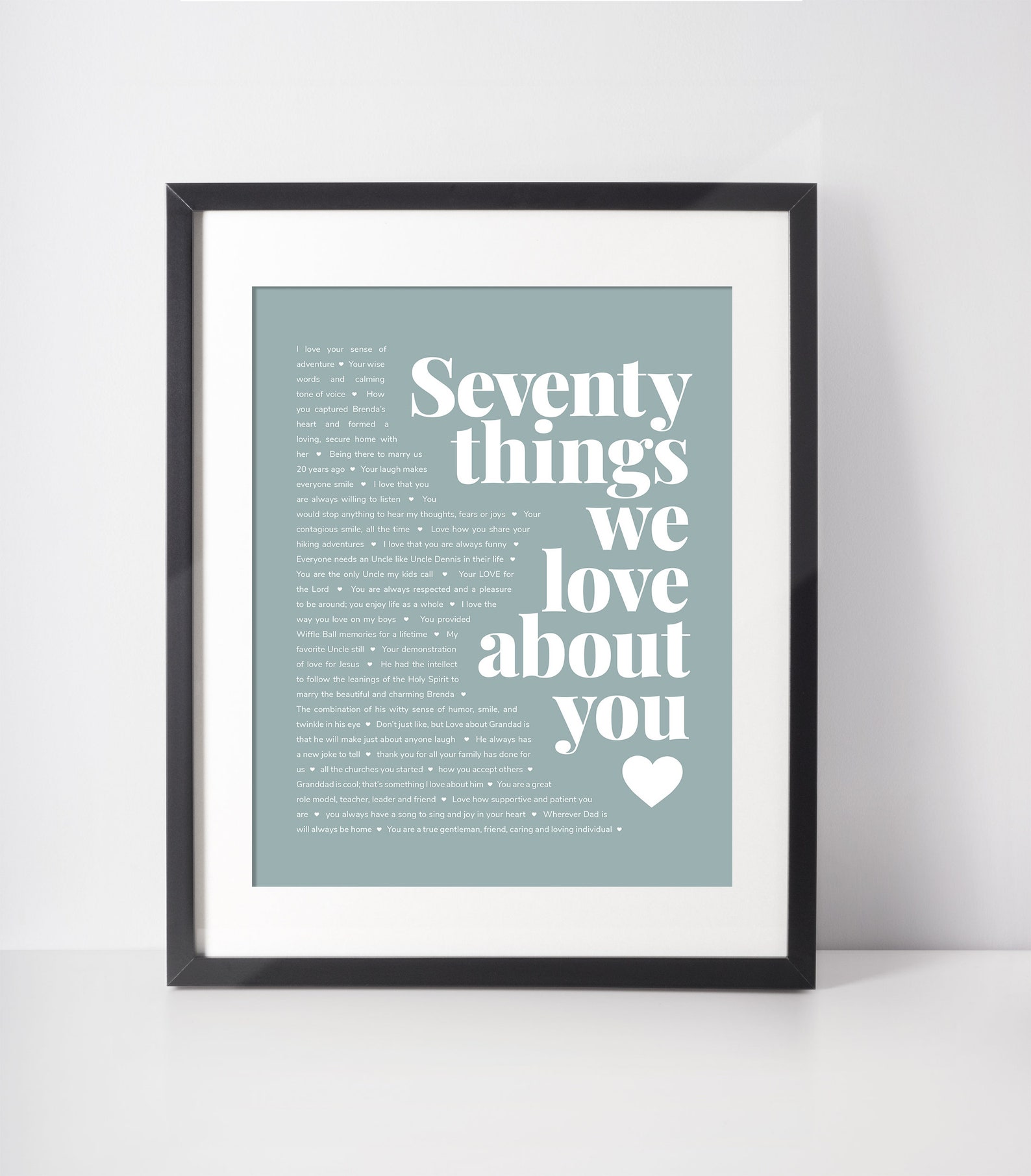 70 THINGS We Love About You