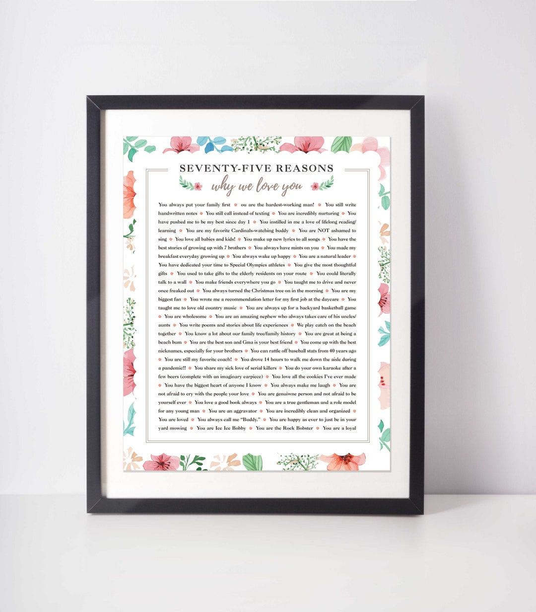 75 (number) intelligence overview