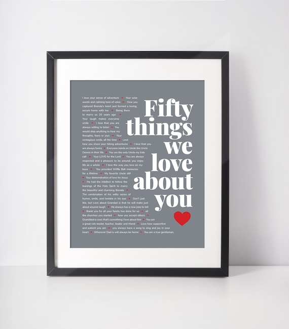 50th Birthday Gift for Men Gift for Him Gift for Dad Gift Etsy