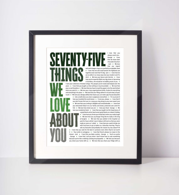 75th birthday gifts store for dad uk