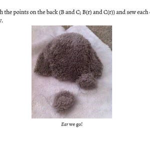 Cuddles the Hedgehog PDF pattern image 4