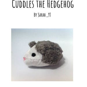 Cuddles the Hedgehog PDF pattern image 1