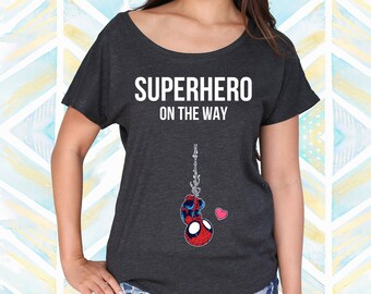Superhero Maternity Shirt - Etsy
