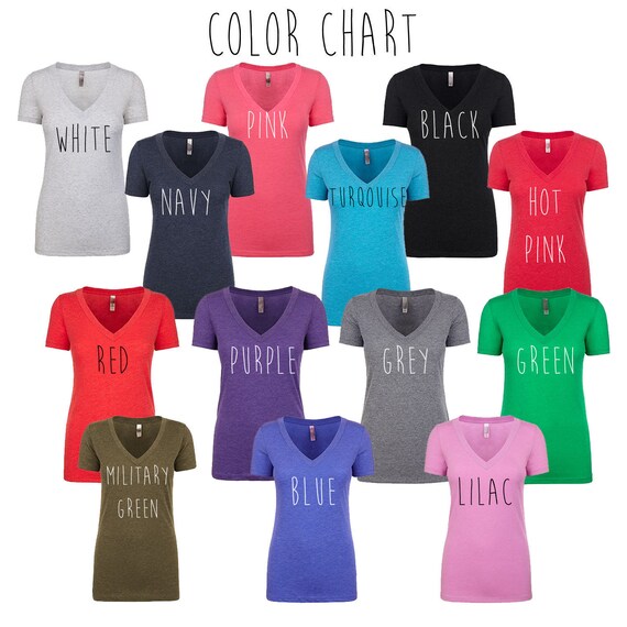 Active Life Shirt Color Chart