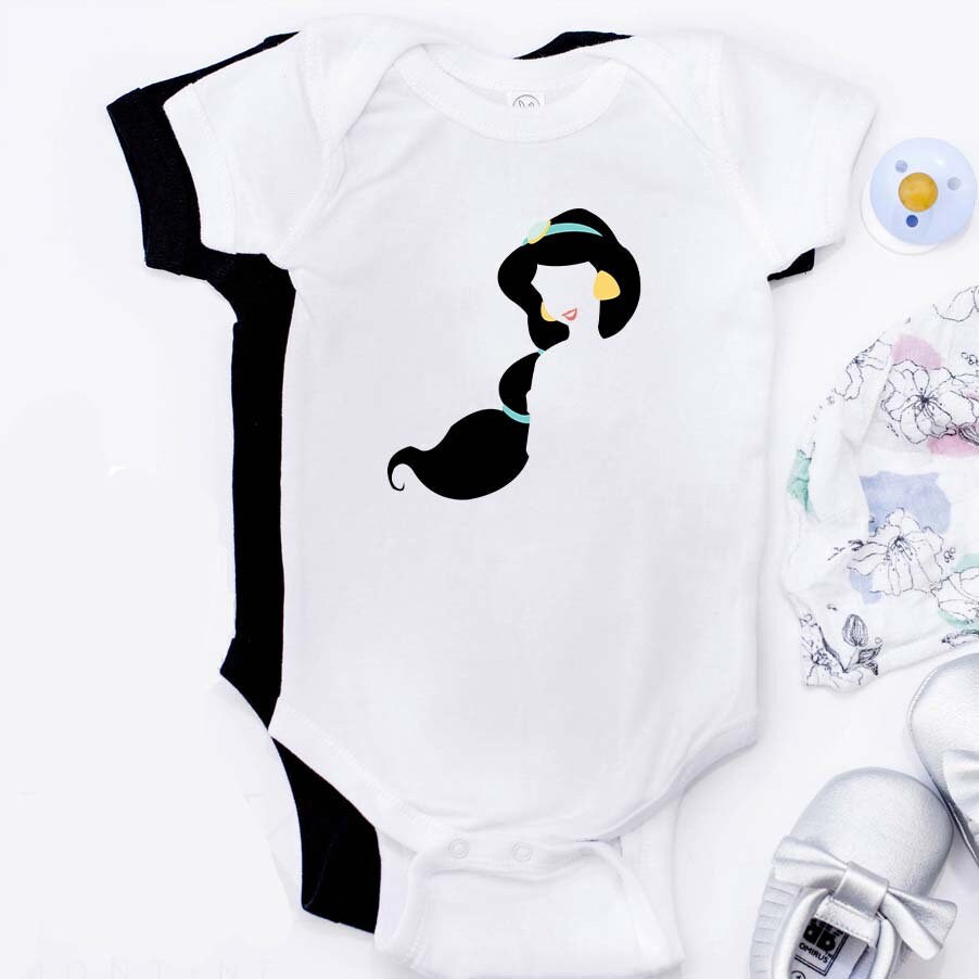 Princess Jasmine Newborn Shirt Aladdin Baby Custom One Piece Etsy Uk