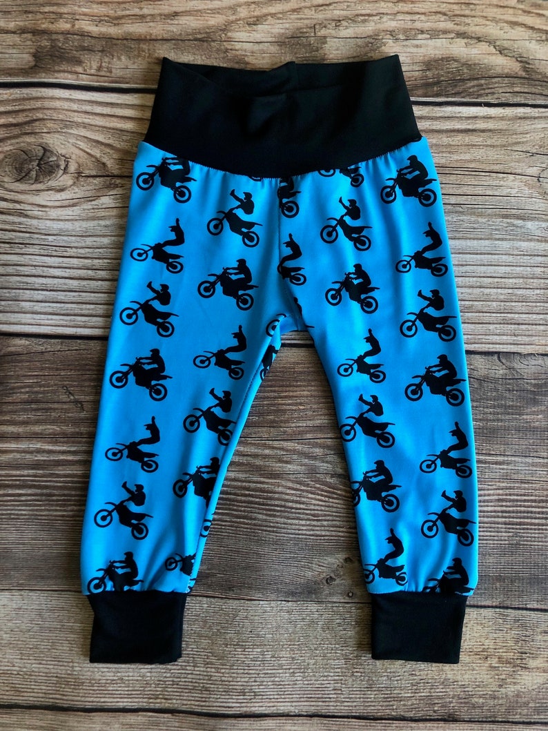 Blue Dirt Bike Pants Toddler Pants Baby Pants Kids Pants Etsy