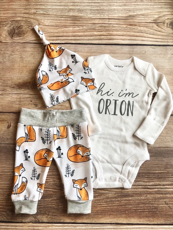 baby boy fox outfit