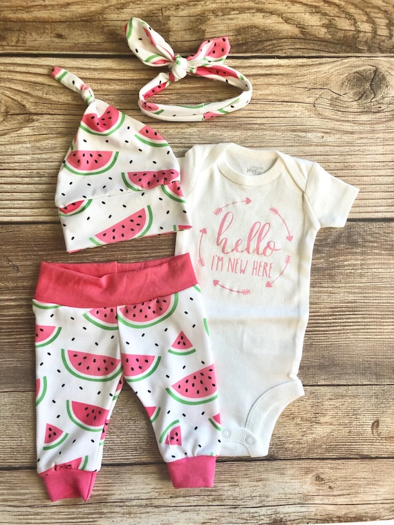 watermelon baby clothes