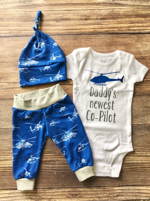 Daddy's Newest Copilot Helicopter Pilot Daddy Pilot | Etsy