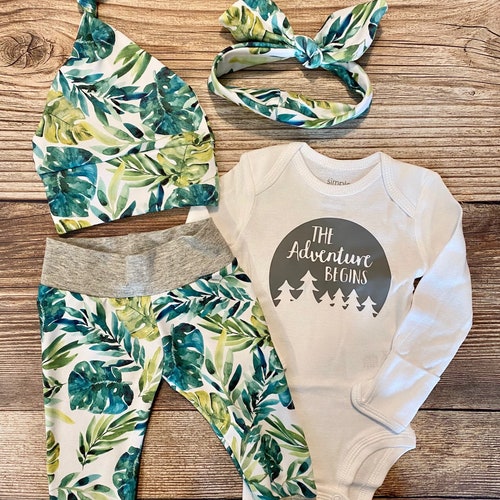 Gender Neutral Baby Coming Home Outfit Organic Neutral Baby Etsy