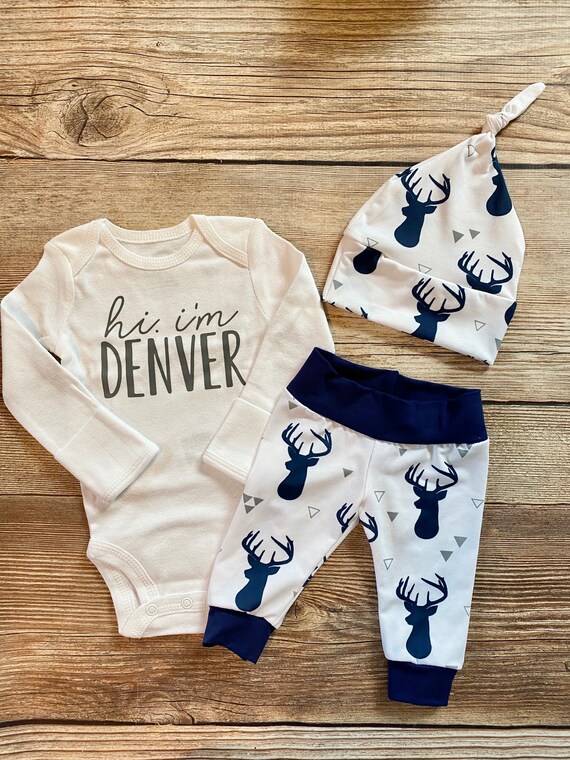 navy baby boy outfit