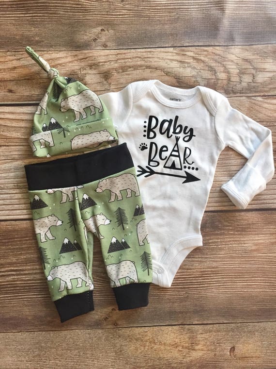 green newborn outfit