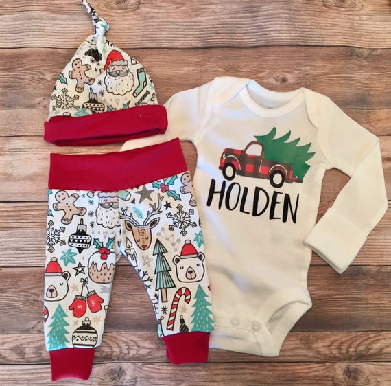 etsy newborn christmas outfit