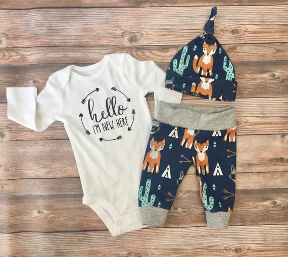 etsy baby boy going home outfit