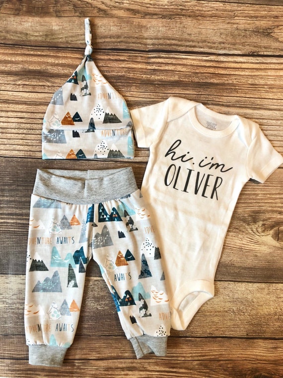 infant boy going home outfit
