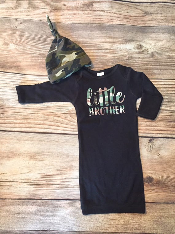 black newborn gown