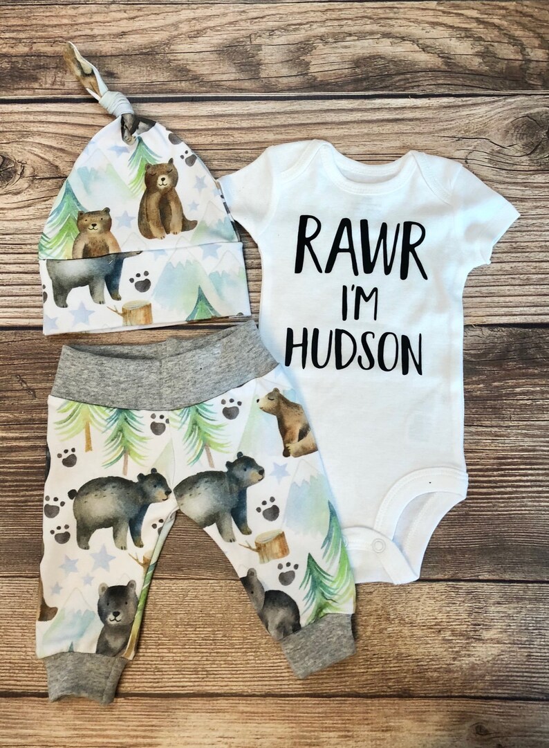 baby bear coming home outfit