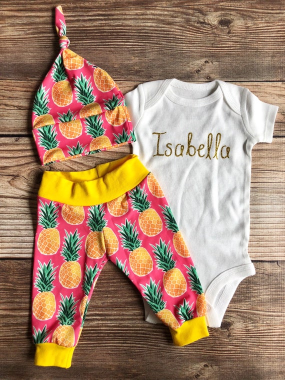 pineapple outfit baby girl