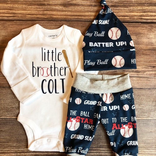 Baby Boy Baseball Coming Home Outfit Just in Time for Etsy