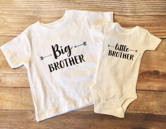 Big Brother broertje broer/zus shirts big brother shirt | Etsy België