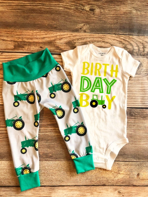 farm first birthday outfit boy
