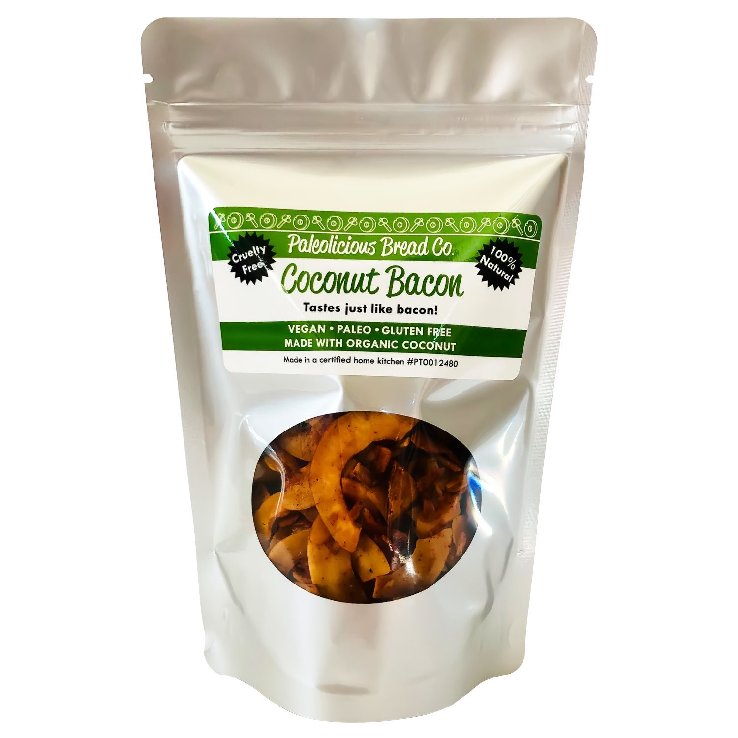 Organic Vegan Coconut Bacon, Gluten Free, Paleo, Cruelty Free by Pale…