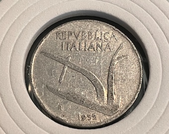 10 lire - Italy - 1955