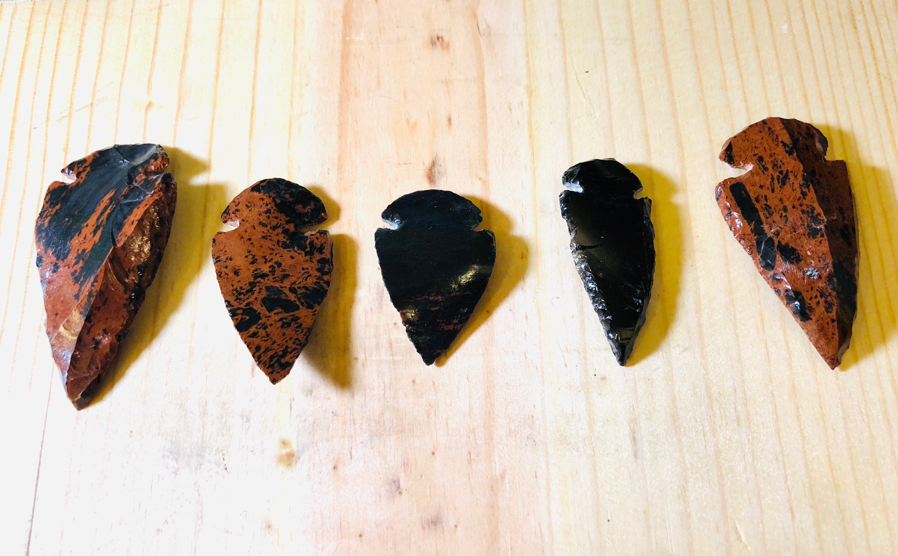 mahogany obsidian arrowhead meaning