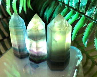 Mini Fluorite Towers | Multicolored