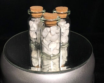 Jars of Howlite | Mini Cork Top