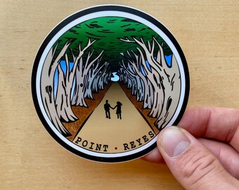 Point Reyes Sticker 3.5&quot;x 3.5&quot;