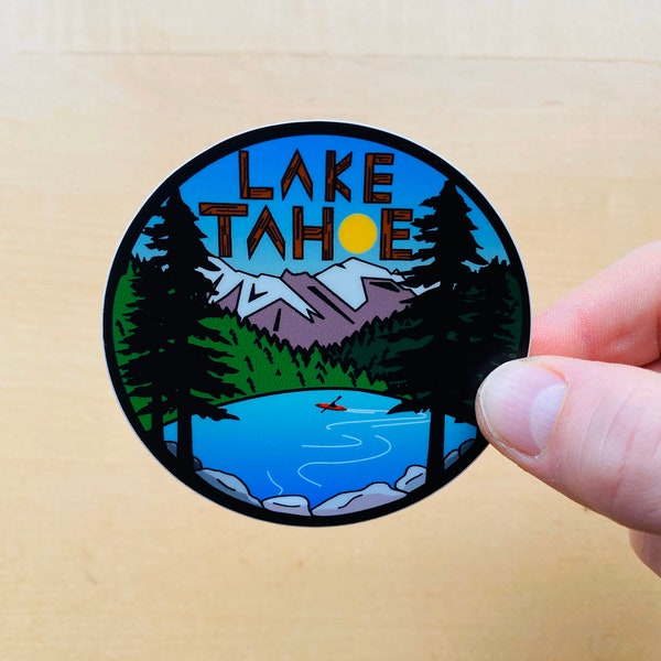 Lake Tahoe Sticker 3” x 3”