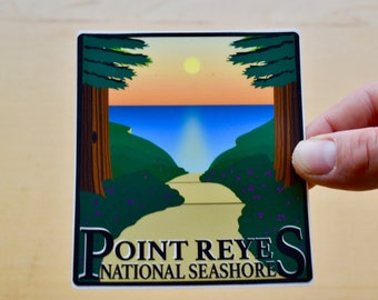 Point Reyes Sticker 3.5&quot; x 4&quot;