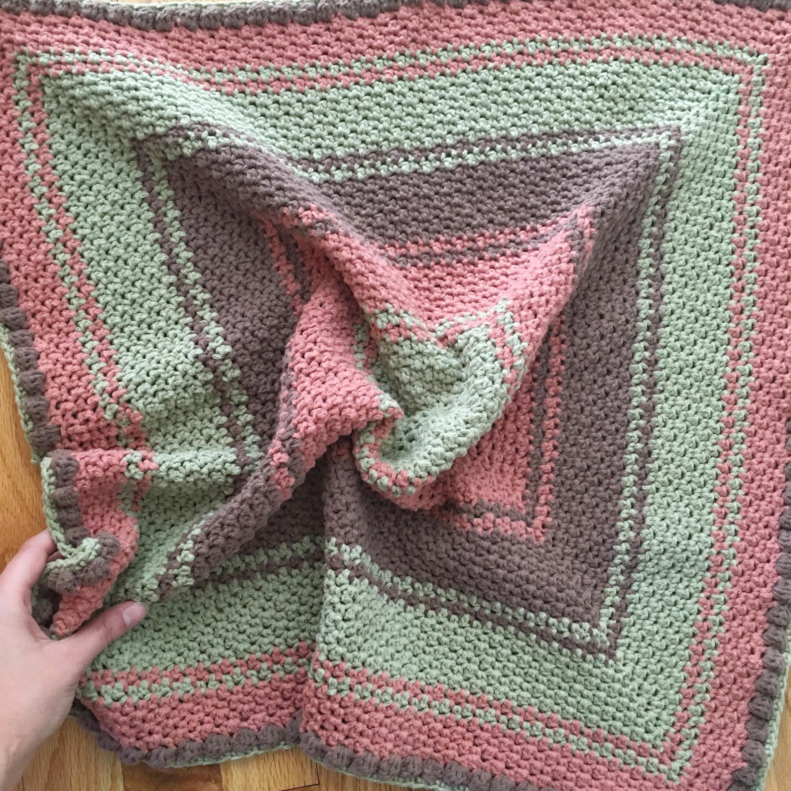 CROCHET PATTERN Sweet Pea Baby Blanket Pattern Crochet Baby Etsy